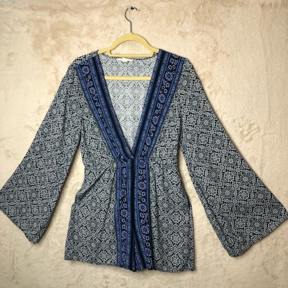 BOHO STYLE FASHION NOVA ROMPER SZ LARGE